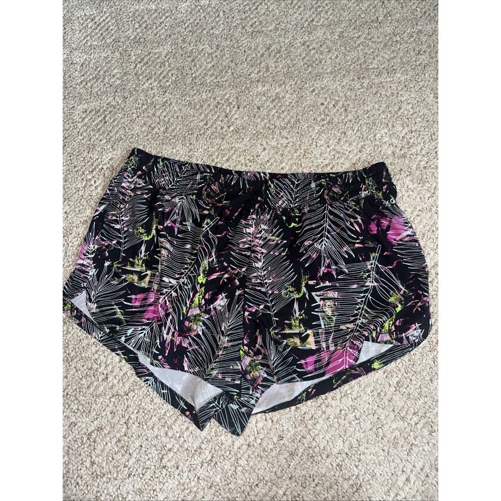 DSG Women's Shorts Tropical Athletic Running Lined Shorts Sz XL EUC